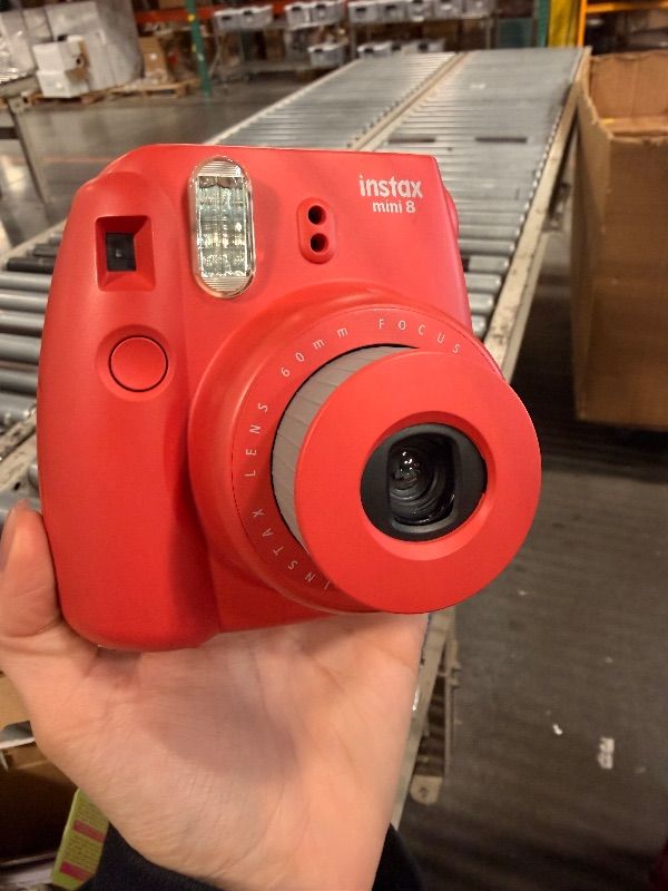 Photo 1 of ****REFERENCE PICTURE**** Fujifilm Instax Mini 8 Instant Camera - Red ***BATTERY INCLUDED***