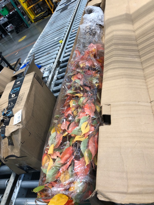 Photo 1 of ***similar item*** see pic***Nearly Natural 8ft Autumn Deluxe Maple Artificial Fall Tree - Harvest Season Decor - Indoor Faux Plant Display