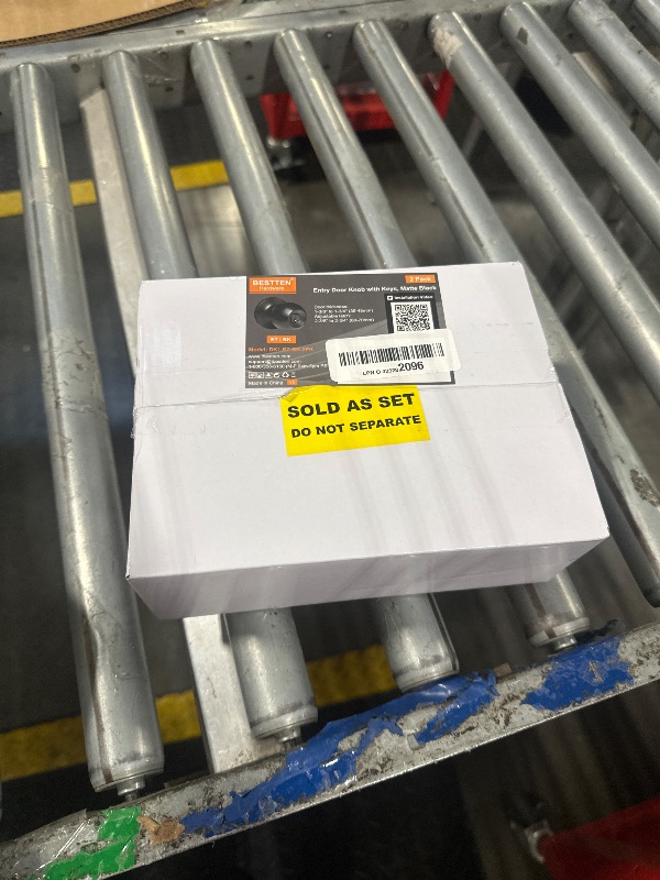 Photo 1 of [2 Pack] BESTTEN Keyed Entry Door Knob, Entrance Door Lock, Keyed Different, Standard Ball, Matte Black