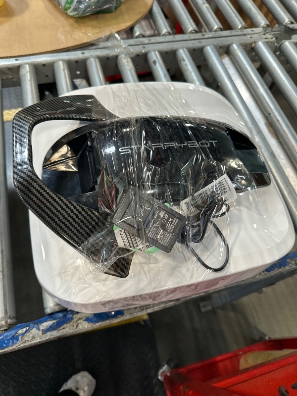 Photo 1 of *Minor Damaged - Check clerk notes*
Starrybot Cordless Robotic Pool Cleaner, Portable Swimming Robotic Pool Vacuum Self-Parking Technology,150Mins Runtime,Pool up to 900 Sq.Ft, Ideal for Above-Ground Pools