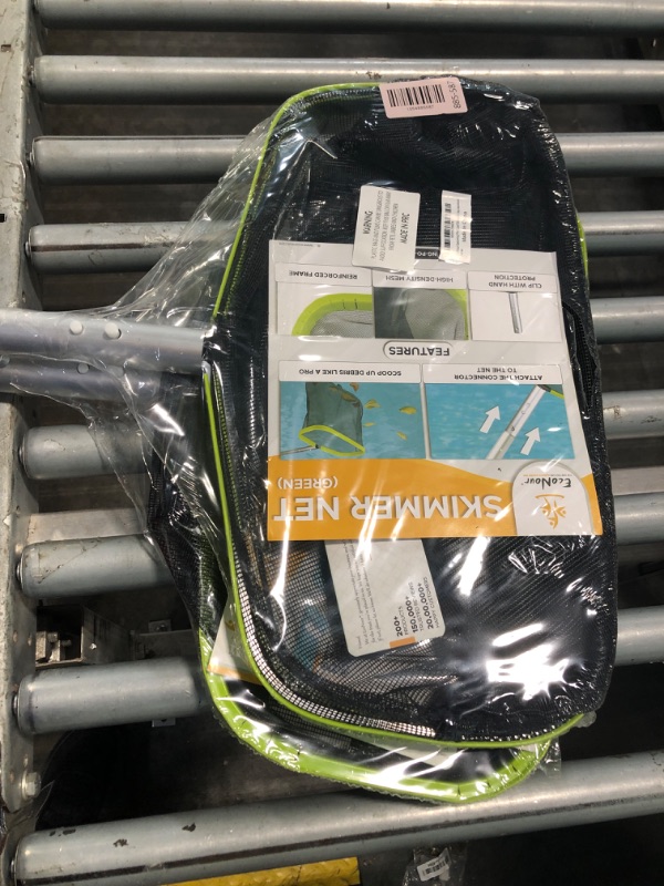 Photo 1 of ***02 PACK***EcoNour Large 17.5" Swimming Pool Net | Heavy Duty Pool Leaf Catcher for Pool Cleaning | Reinforced Double Layer Leaf Skimmer Net for in and Above Ground Pools | Leaf Rake Net for Pond