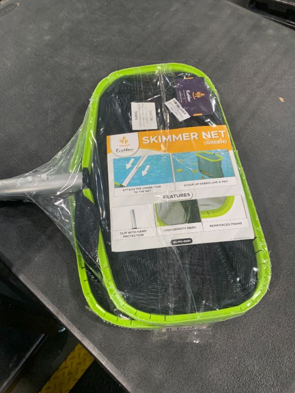 Photo 1 of ***02 PACK***EcoNour Large 17.5" Swimming Pool Net | Heavy Duty Pool Leaf Catcher for Pool Cleaning | Reinforced Double Layer Leaf Skimmer Net for in and Above Ground Pools | Leaf Rake Net for Pond