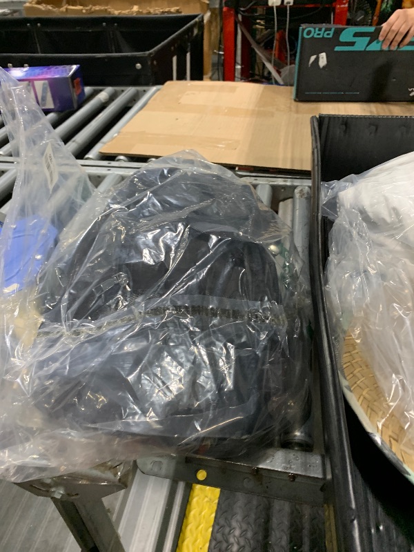 Photo 1 of **DAMAGE ON SIDE ZIPPER** Expandable Foldable Duffel Bag Suitcases,Detachable Rolling Wheels,Rolling Duffle Bag with Wheels,Suitcase with Wheel,Carry on Luggage,Gift for Men Women Lightweight Suitcases (Black)