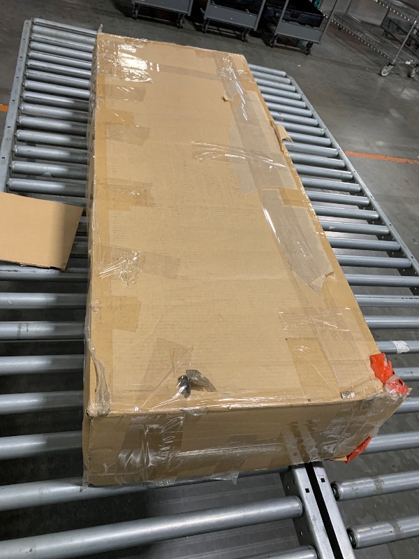 Photo 1 of ******* SOME SCREWS MAY BE MISSING ***** Marsail Fluted 5-Drawer Tall Wooden Dresser, Smooth Gliding Drawers & Large Capacity Storage Space, Modern Organizer Cabinet for Bedroom or Hallway, Natural Oak