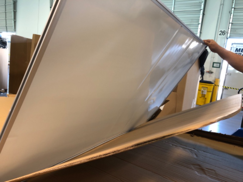 Photo 1 of **** HAS A FEW DENTS****** XIWODE Large Magnetic Dry Erase Board?Whiteboard for Wall, 36 x 60 inches, Whiteboard Marker Board Writing Board?Silver Aluminum Frame, Durable? for Home School & Office