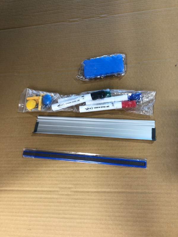 Photo 1 of **** HAS A FEW DENTS****** XIWODE Large Magnetic Dry Erase Board?Whiteboard for Wall, 36 x 60 inches, Whiteboard Marker Board Writing Board?Silver Aluminum Frame, Durable? for Home School & Office