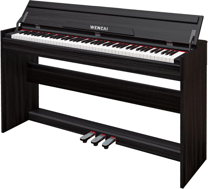 Photo 1 of ***** MIGHT BE MISSING SCREW****** YAMAHA P71 88-Key Weighted Action Digital Piano with Sustain Pedal and Power Supply (Amazon-Exclusive)