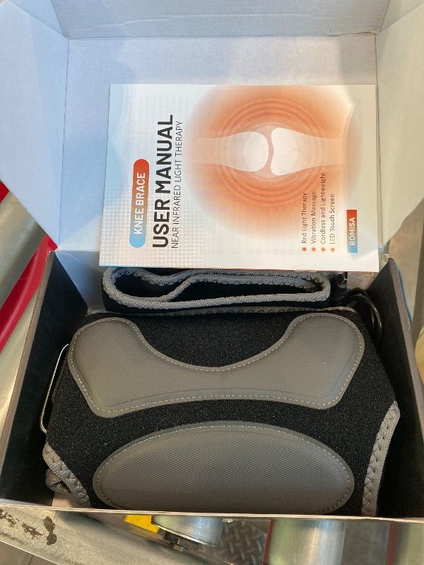 Photo 1 of *Untested*
Upgraded PRO Red Light Therapy Knee Brace & 4 Vibration Massage - Wireless Rechargeable Controller, 660nm&850nm Red Light Therapy Heated Device for Knee/Elbow/Shoulder
