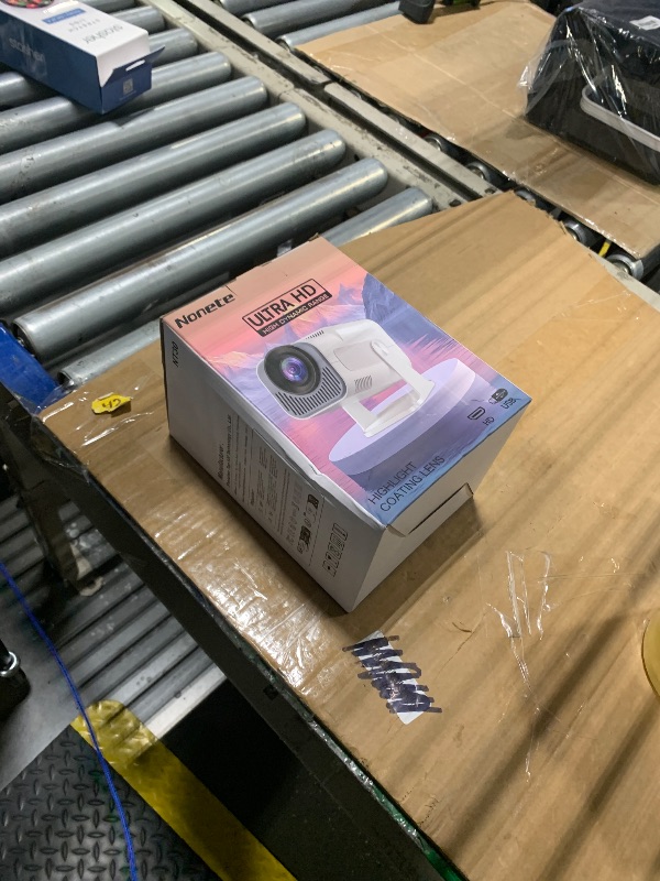 Photo 1 of ?Built-in Apps?Mini Projector 1080P, 4K Projector Full HD with WIFI 6 and Bluetooth 5.2, Support 270° Rotatable Portable Projector with Auto Keystone Correction,Compatible with Phone/HDMI/USB-White