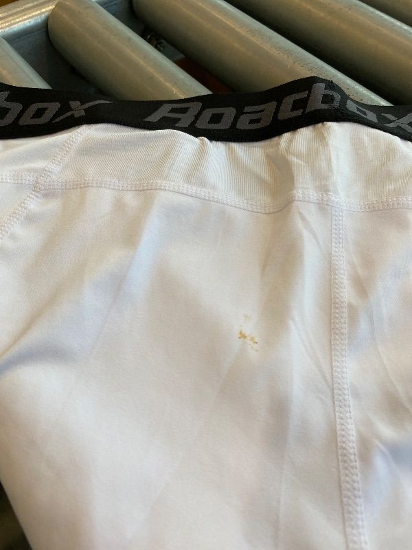 Photo 1 of *Minor Damaged* Roadbox Compression Pants Men Cooling Dry Base Layer Bottoms Outdoor Sports Cycling Tights Leggings for Basketball Football Running S