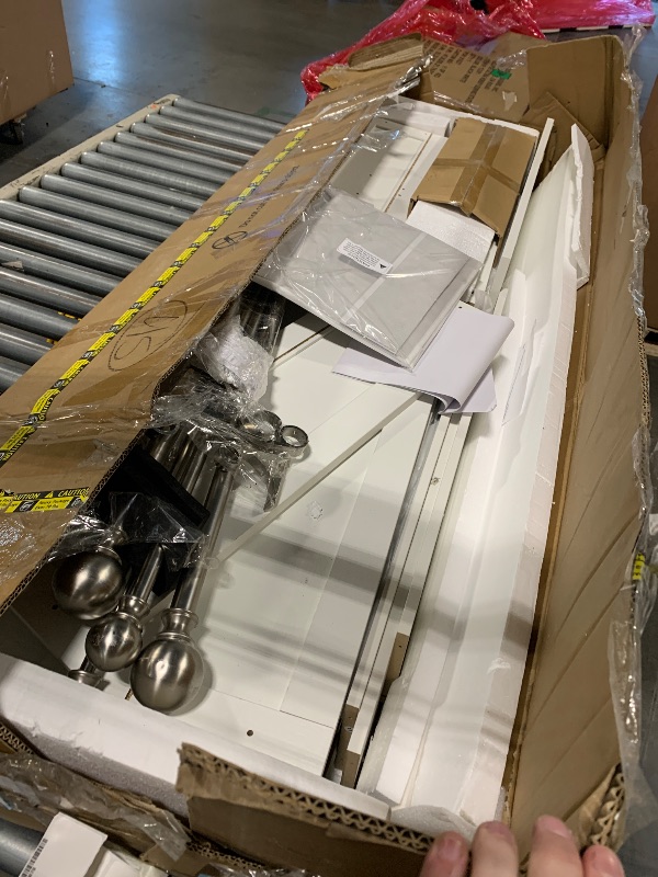 Photo 1 of *MISSING PARTS UNKNOWN - See Clerk Notes*
DWVO Farmhouse 6 Drawers Dresser, 59" Wide Wood Rustic Chest of Drawers with Nice Texture, Vintage Design, Storage Dressers Organizer for Living Room, Hallway, Dark Rustic Oak