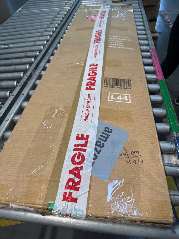 Photo 1 of ** STAND ONLY**Arched Full Length Mirror, 59"x 16" Floor Mirror With Aluminum Alloy Thin Frame, Hanging or Leaning for Wall Bedroom Dressing, Home Decor, Gold