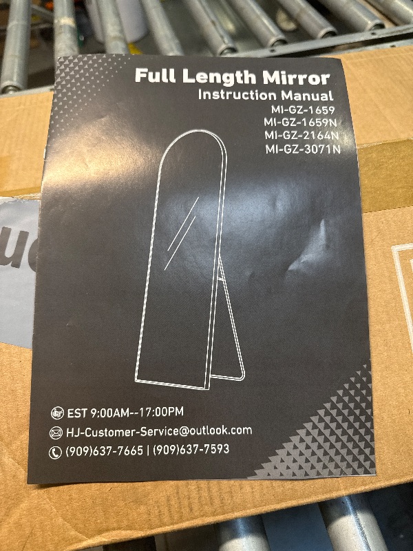 Photo 1 of ** STAND ONLY**Arched Full Length Mirror, 59"x 16" Floor Mirror With Aluminum Alloy Thin Frame, Hanging or Leaning for Wall Bedroom Dressing, Home Decor, Gold