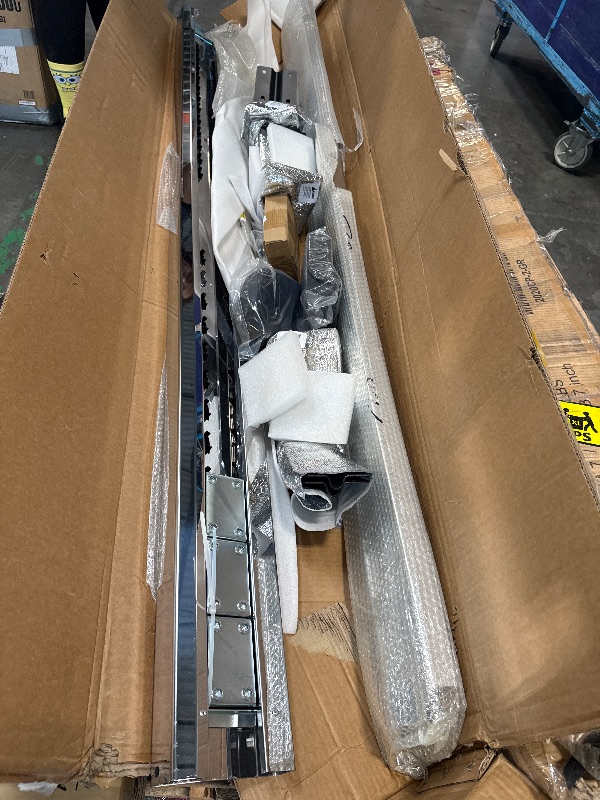 Photo 1 of *** NO RETURN UNKNOWN BRAND***Silver Stainless Running Boards/Side Steps/Nerf Bars Compatible WITH FORD F 150