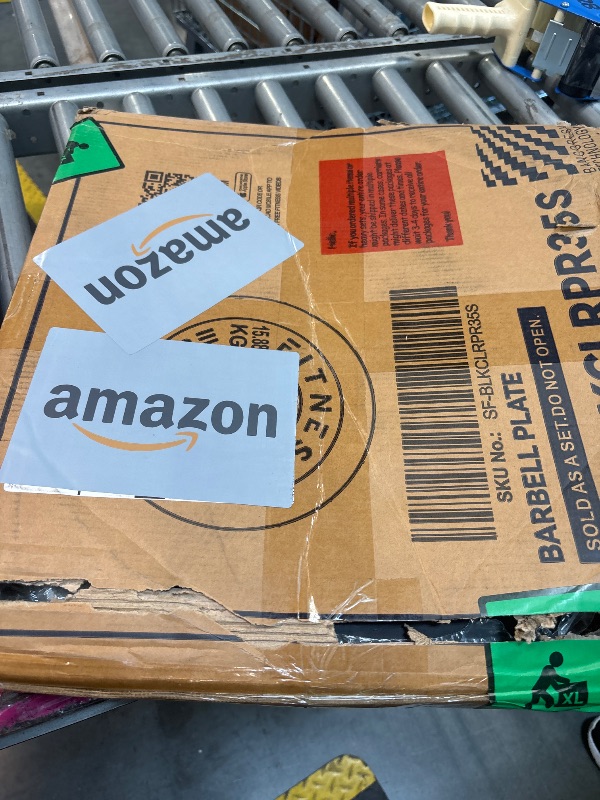 Photo 1 of *** MISSING ONE** Olympic Bumper Plates Set, 2" Weight Plates for Strength Training & Weightlifting, Pair of 35Lbs, Multiple Packages