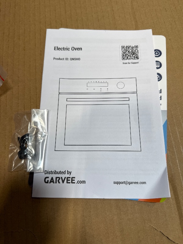 Photo 1 of *** UNKNOWN IF IT WORKS **24 Inch Electric Single Wall Oven, 2.5 Cu.ft Built-in Convection System with 8 Cooking Functions in Stainless Steel, Touch Control