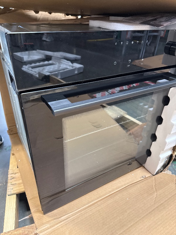 Photo 1 of *** UNKNOWN IF IT WORKS **24 Inch Electric Single Wall Oven, 2.5 Cu.ft Built-in Convection System with 8 Cooking Functions in Stainless Steel, Touch Control