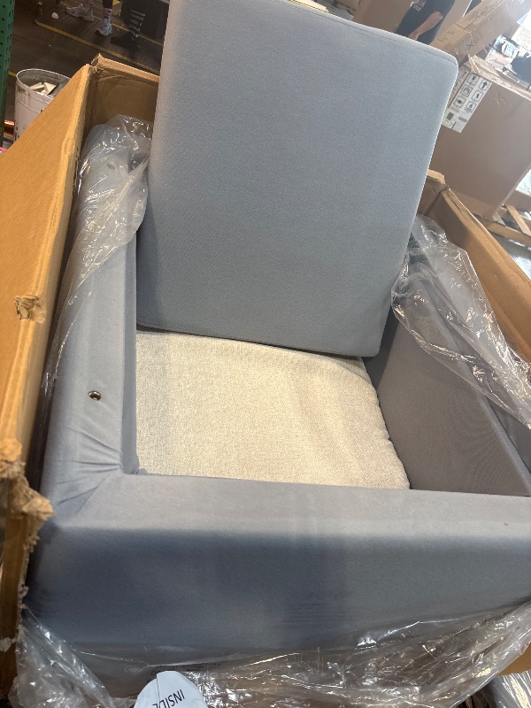 Photo 1 of ****SIMILAR**** KISLOT Upholstered Dining Chair with Casters Washable Cover Side Deskchair with Rollers for Diningroom, Living Room