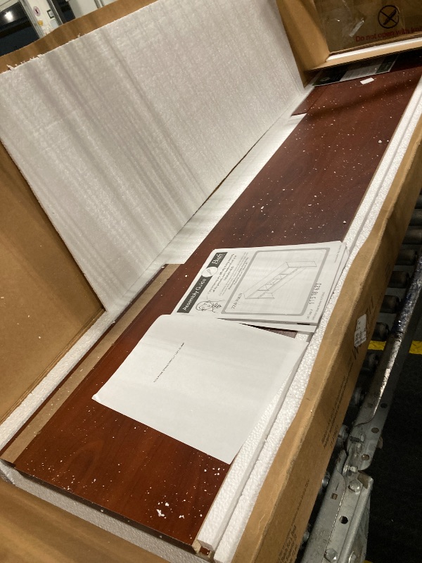 Photo 1 of ***SELLING FOR PARTS*** Bush Furniture Somerset 72W L Shaped Desk with Hutch in Hansen Cherry