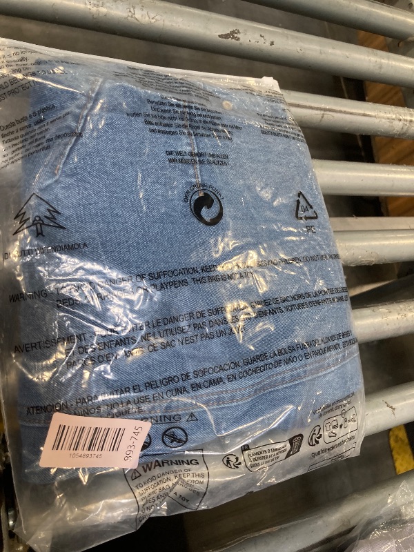 Photo 1 of **DAMAGE**Allimy Womens Jeans High Waisted Mid Rise Baggy Loose Fit Ankle Barrel Leg Y2K Boyfriend Horseshoe Cropped Wide Leg Jeans for Women Trendy 2025 Denim Capri Pants Women Navy Blue Size 4