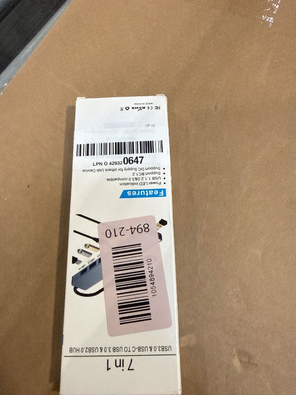 Photo 1 of ?Upgrade? USB C/USB Hub, BERLAT Aluminum 7 in 1 USB C & USB Hub with USB 3.0, USB 2.0 Ports for PC/Laptops/MacBook Pro/Air/iMac/iPad and More Devices