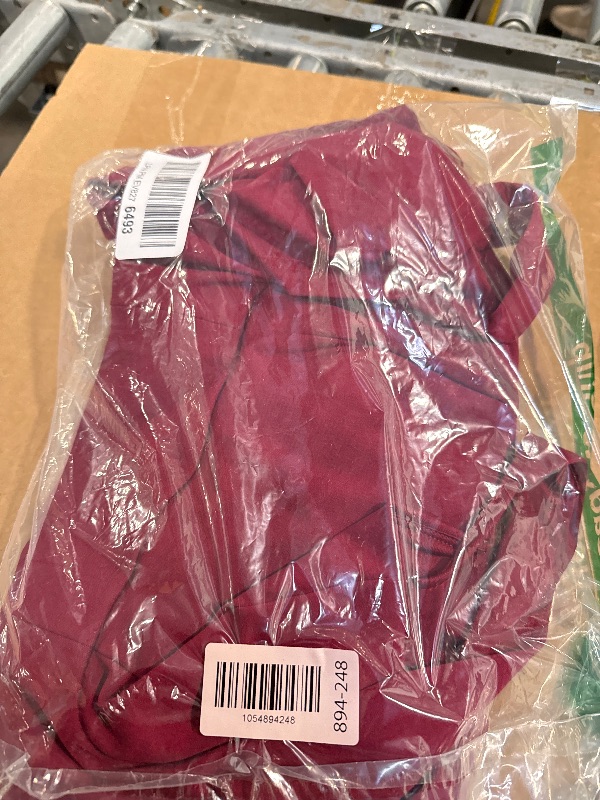 Photo 1 of ** UNKNOWN SIZE*** YMDUCH Women's Sexy Sleeveless Square Neck Adjustable Straps Bow Tie A-line Mini Party Club Dress WineRed