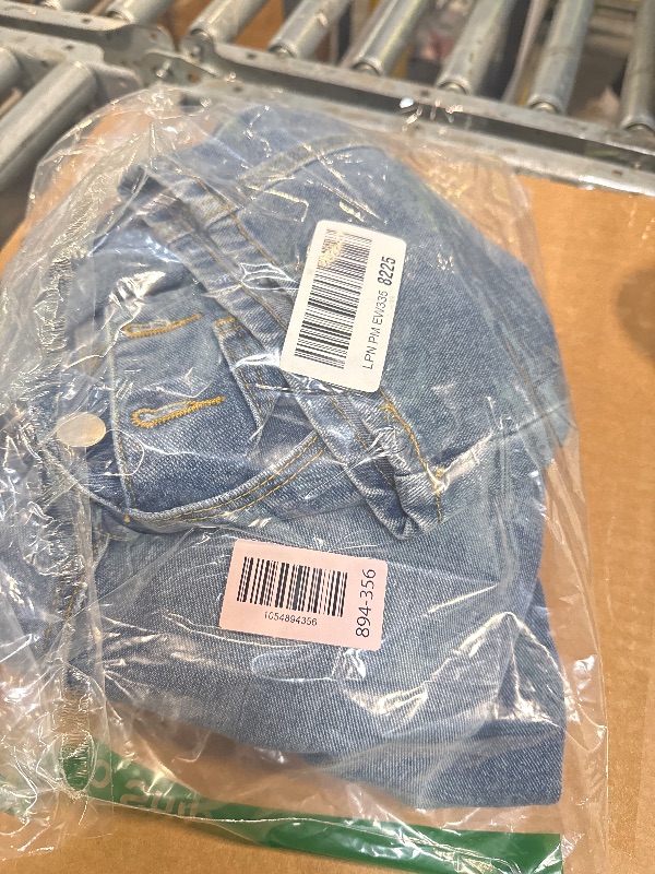 Photo 1 of ** UNKNOWN SIZE*** Ladyful Women's Overall Casual Straight Wide Leg Bib Jeans Overall Adjustable Straps Denim Romper Stretch Jumpsuits