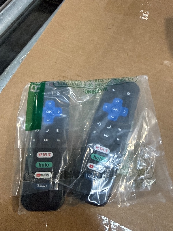 Photo 1 of (Pack of 2) Replacement Remote Control Only for Roku TV, Compatible for TCL Roku/Hisense Roku/Onn Roku/Sharp Roku/Element Roku/Westinghouse Roku/Philips Roku Smart TVs (Not for Roku Stick and Box)