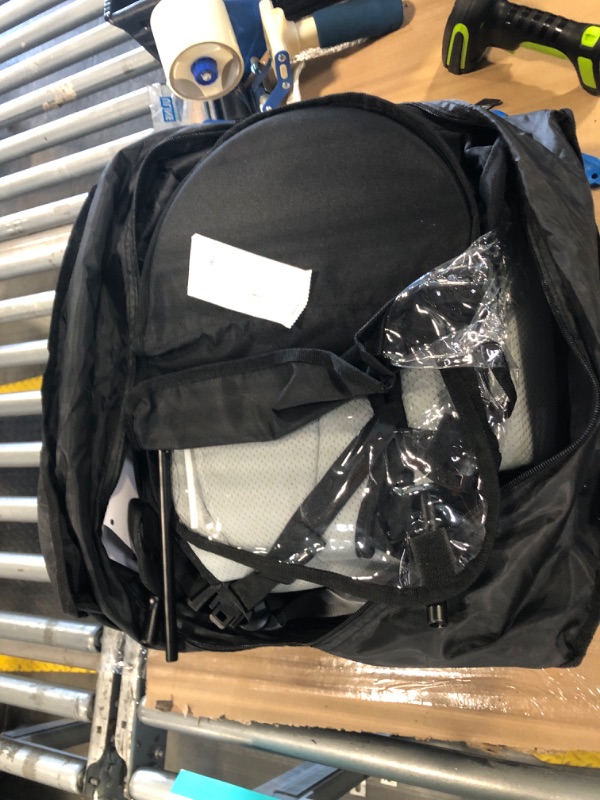 Photo 1 of  ***** MAY BE MISSING SCREWS ******* besrey Baby Backpack Carrier, Toddler Hiking Backpack with Safety 3-Height Seat, Adjustable Straps&Waist Belt, Foldable Frame Lightweight Large Capacity Child Carrier for Hiking (Black).0