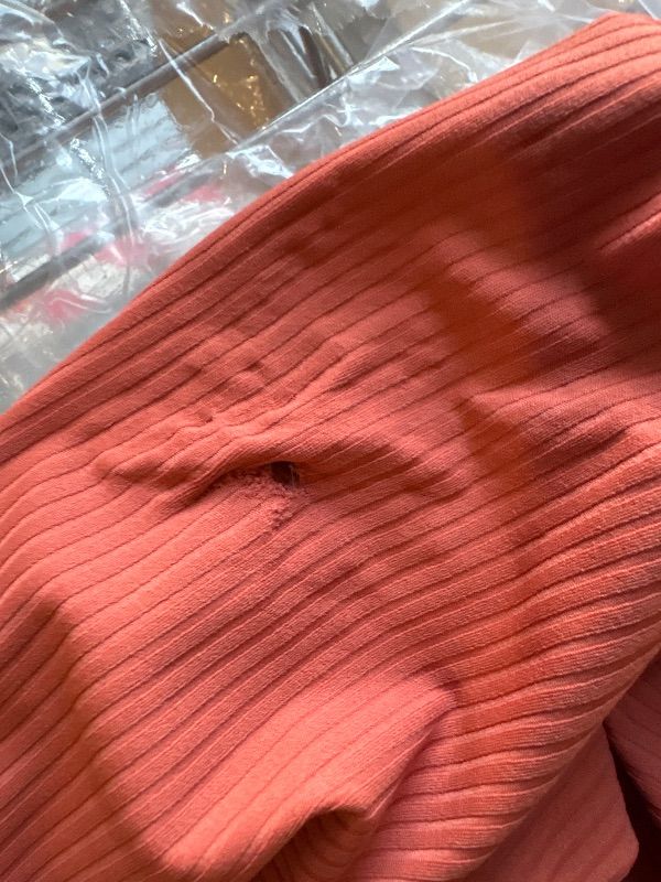 Photo 1 of **MINOR DAMAGE**LOOK AT RECENT PHOTO**
G4Free Lounge Wide Leg Casual Pants Women High Waisted Yoga Pants with Pockets Lightweight Workout Trousers(Burnt Orange,M,30")