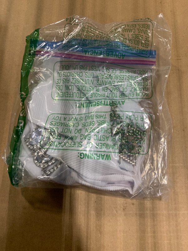 Photo 1 of ** A LITTLE DIRTY ** Aizscvu Women's Color-Coded Halter Swimsuit, Crystal Sexy Side lace-up Two-Piece Bikini White S