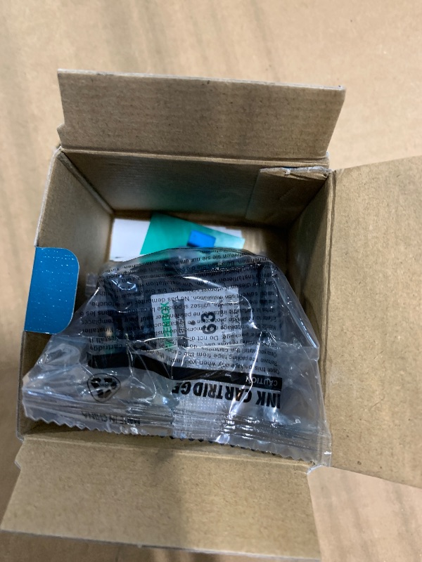 Photo 1 of ** 1 PACK ** GREENBOX 63 Black Ink Cartridges Replacement for HP 63 63 Ink Cartridge Black for OfficeJet 3830 4650 5200 5255 5258 Envy 4510 4512 4520 DeskJet 1112 2130 3630 3632 Printer Ink 63| 2 Pack 63 Ink