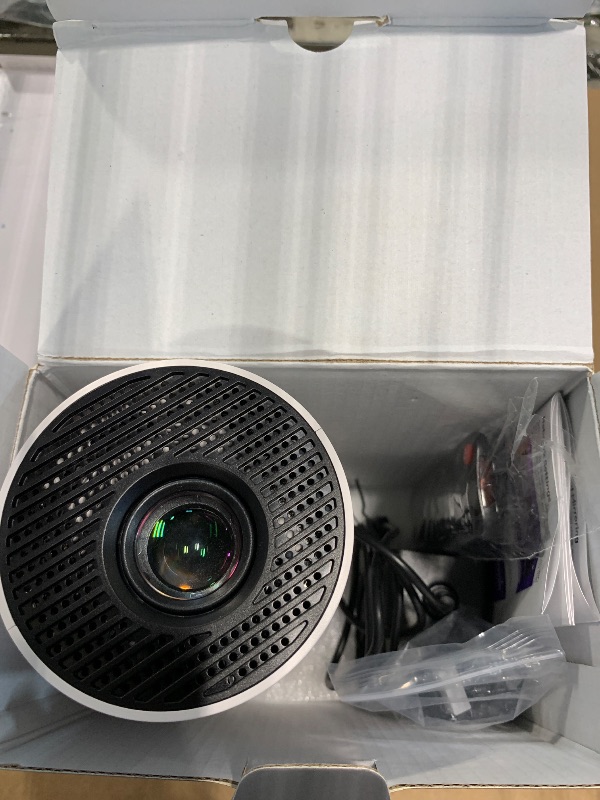 Photo 1 of Mini Portable Projector 4K WiFi 6 BT 5.2 Upgraded Portable Projector Full HD Supported for Phone /PC /TV /HDMI /PS5 /Laptop Auto Keystone Home Theater 180° Rotation [Built-in App]