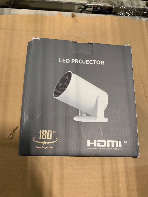 Photo 1 of Mini Portable Projector 4K WiFi 6 BT 5.2 Upgraded Portable Projector Full HD Supported for Phone /PC /TV /HDMI /PS5 /Laptop Auto Keystone Home Theater 180° Rotation [Built-in App]