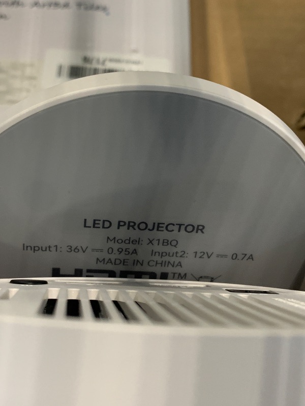 Photo 1 of Mini Portable Projector 4K WiFi 6 BT 5.2 Upgraded Portable Projector Full HD Supported for Phone /PC /TV /HDMI /PS5 /Laptop Auto Keystone Home Theater 180° Rotation [Built-in App]