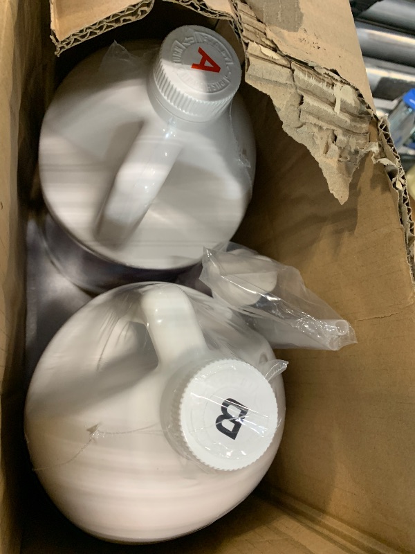 Photo 1 of ** DAMAGE TO THE BOX ** HeyClear 2 Gallon Epoxy Resin Kit with Pumps, Crystal Clear and Hard Upgraded 2 Part Resin and Hardener for Casting Coating, Countertop, Table top, Art DIY Handcraft Jewelry