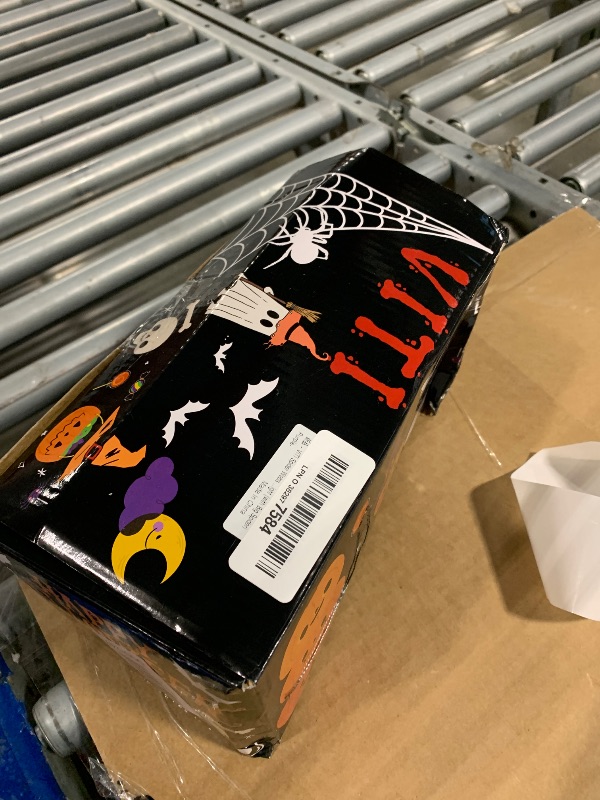 Photo 1 of **LIGHTS DO NOT WORK**PARTS ONLY***Halloween Decorations Outdoor Spider Web Lights - 16.4Ft Light Up Spider Web with 550 LEDs, Waterproof, 8 Modes Memory Function for Outdoor Yard Halloween Decorations (with Spider)