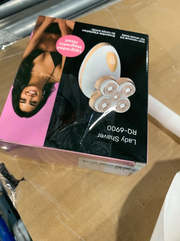 Photo 1 of *USED*
Electric Razors for Women - Upgraded Magnetic Electric Shaver for Women, Cordless Painless Hair Remover for Legs Bikini Face, Lady Trimmer for Sensitive Skin, Detachable and Waterproof, Gold