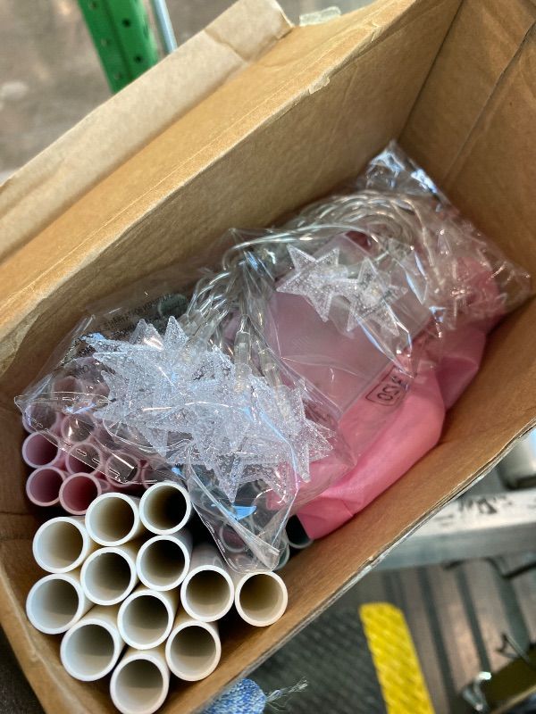 Photo 1 of *Missing Parts*
Sumbababy Princess Castle Tent for Girls Fairy Play Tents for Kids Hexagon Playhouse with Fairy Star Lights Toys for Children or Toddlers Indoor or Outdoor Games (Pink)