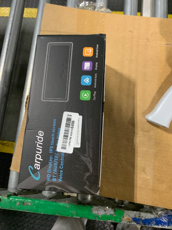Photo 1 of CARPURIDE 10.26 Inch Wireless/Wired Apple CarPlay, Android Auto and Mirror Link - 1600 * 600 IPS Touch Screen Portable Car Stereo, Bluetooth Audio, Siri, Navigation Car Screen for All Vehicles
