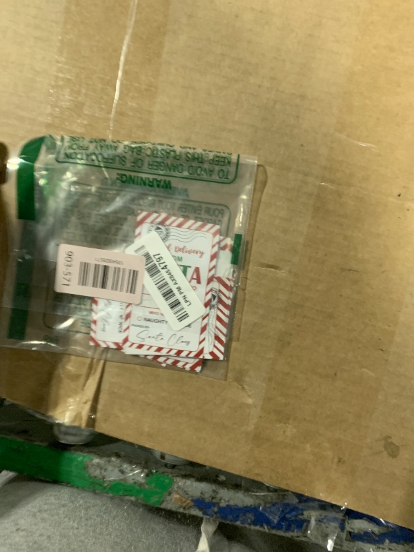 Photo 1 of *MISSING PARTS*
Special Delivery from Santa Christmas Gift Stickers, Self-Adhesive Christmas Tags for Envelopes Cards Gift Boxes, 20 Round and 20 Rectangular Labels, Wrapping Party Supplies and Favors-A12