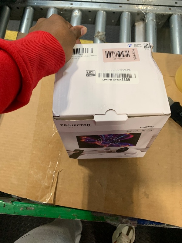 Photo 1 of ?Electric Focus?Mini Portable Projector with 4K Support, Bluetooth 5.4 WIFI6, 5watt Sound Base Speaker, 260 ANSI, Android 11, 210° Rotation , Auto Keystone Correction Video Projector HY300 PLUS