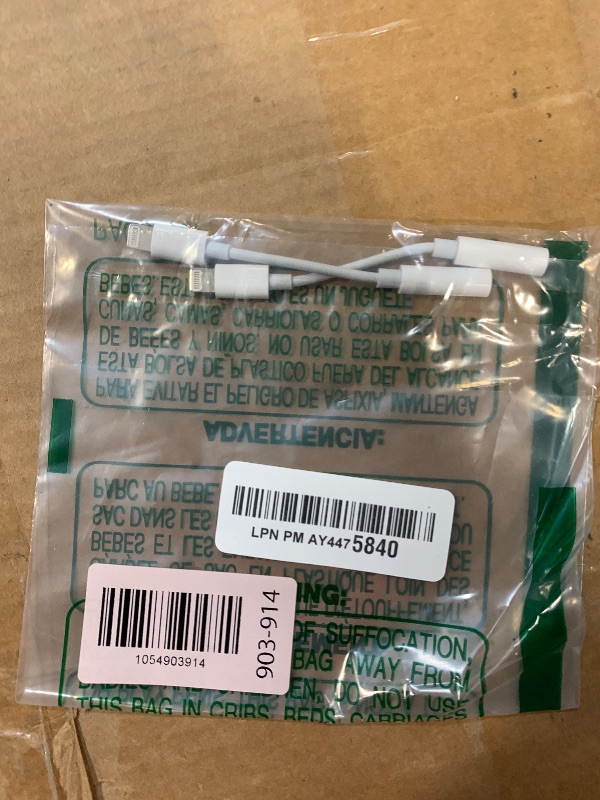 Photo 1 of [Apple MFi Certified] 2 Pack Lightning to 3.5 mm Headphone Jack Adapter, iPhone Aux Adapter Converter Dongle Audio Cable Compatible with iPhone 14 13 12 11 X XS 8 7