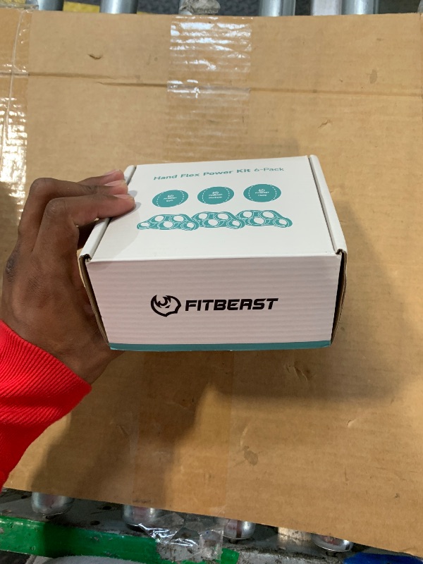 Photo 1 of *** 4 PCS *** FitBeast Grip Strength Trainer – 6 Pieces Hand Therapy Kit with Finger Extension Exerciser & Stress Balls for Adults, Rehab & Strength Training – for Men, Women, and Seniors (6-Piece Bright Tones)