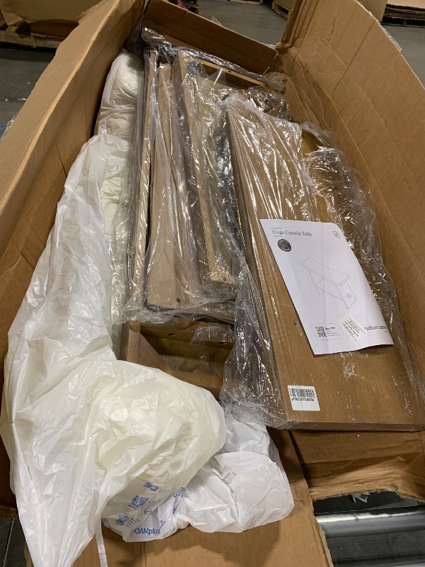 Photo 1 of *Untested*
Nathan James Virgo Wood Accent Storage Console Sofa Table, for Entryway, Hallway or Living Room, 1, Light Brown