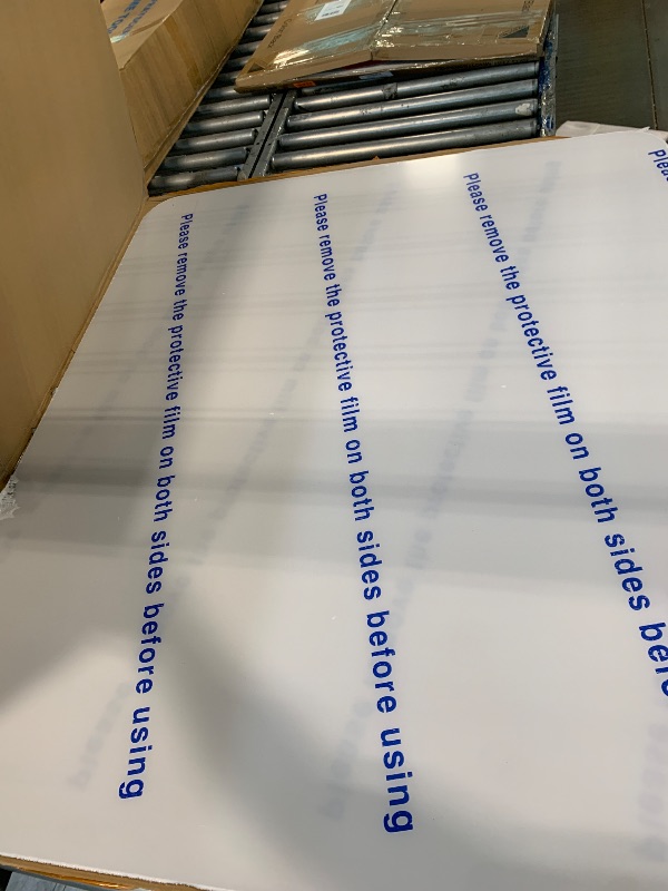 Photo 1 of [UpgradedVersion] Crystal Clear 1/5" Thick 47" x 40" Heavy Duty Hard Chair Mat, Can be Used on Carpet or Hard Floor