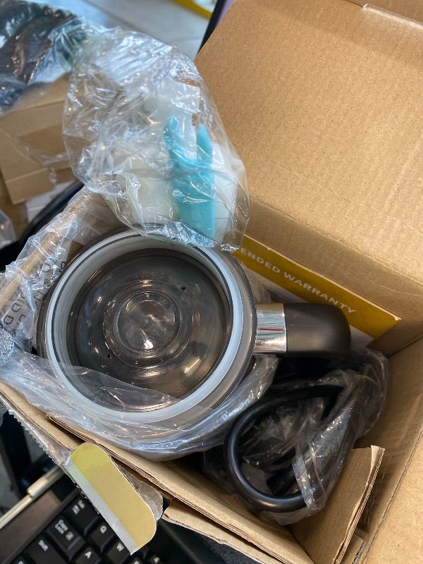 Photo 1 of *Untested*
KIDISLE Milk Frother and Steamer 4 in 1, Milk Steamer with Auto Temperature Control, Warm & Cold Foam Maker, Hot Chocolate Maker, Frother for Coffee, Latte, Cappuccino, Black