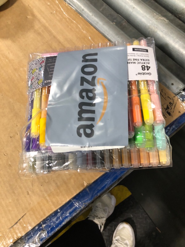Photo 1 of ***USED***** Grabie Acrylic Paint Pens Markers, 48 Colors, 0.7 mm, Extra Fine Tip Drawing Markers, Premium Paint Pens for Painting on Various Surface, Art Supplies, Set of 48