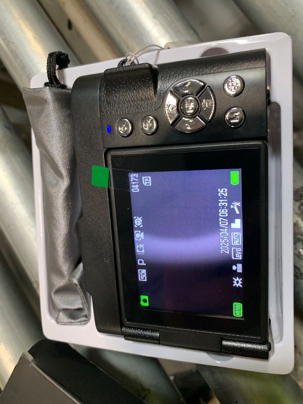 Photo 1 of ***MISSING CHARGING CABLE*** 4K Digital Camera for Photography- 50MP Autofocus Vlogging Camera with 2.8" 180° Flip Screen, 16X Digital Zoom- Compact Point and Shoot Camera with 64GB SD for YouTube, Travel, Beginners