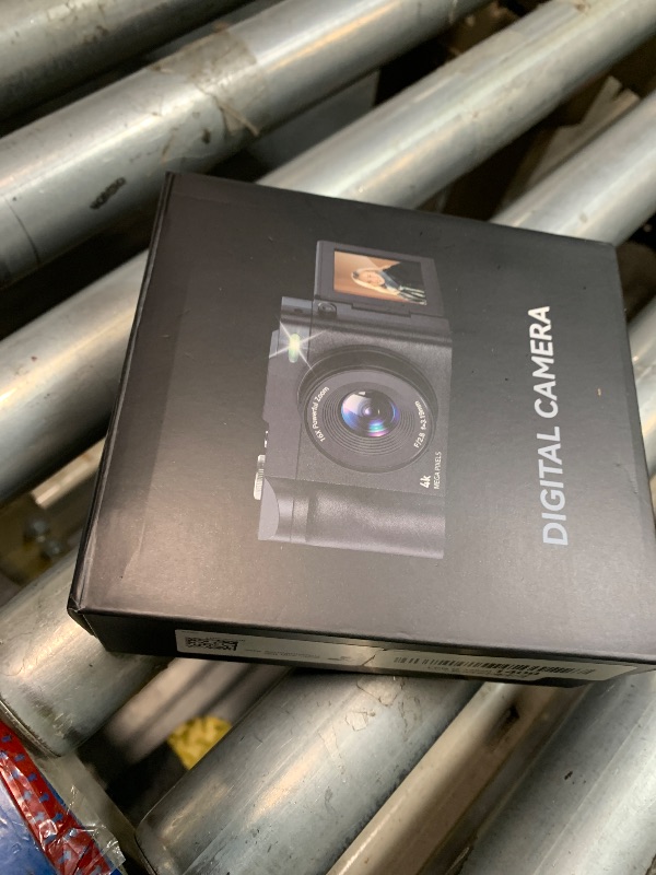 Photo 1 of ***MISSING CHARGING CABLE*** 4K Digital Camera for Photography- 50MP Autofocus Vlogging Camera with 2.8" 180° Flip Screen, 16X Digital Zoom- Compact Point and Shoot Camera with 64GB SD for YouTube, Travel, Beginners